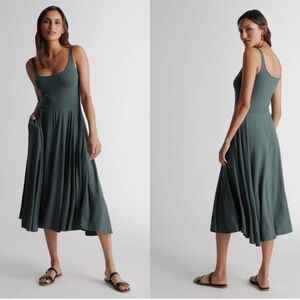 Tencel Jersey Fit & Flare Dress